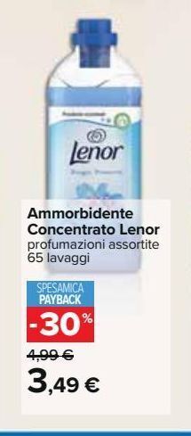 Carrefour Iper Ammorbidente concentrato lenor offerta