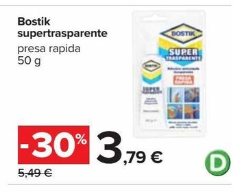 Bostik supertrasparente