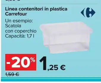 Carrefour Iper Linea contenitori in plastica carrefour offerta