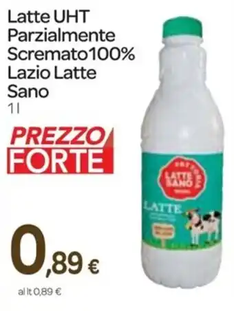 Eolo Latte UHT Parzialmente scremato 100% Lazio Latte Sano 1 l offerta