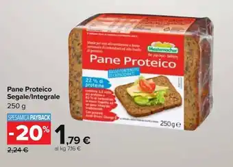 Carrefour Market Pane proteico segale / integrale 250g offerta