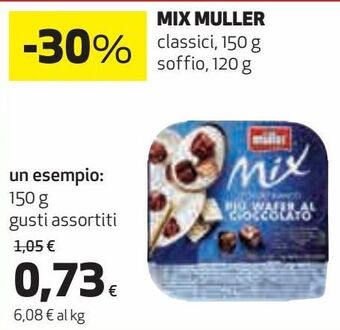 Coop Mix muller classici, soffio un esempio: gusti assortiti offerta