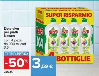 Carrefour Iper Detersivo per piatti nelsen offerta