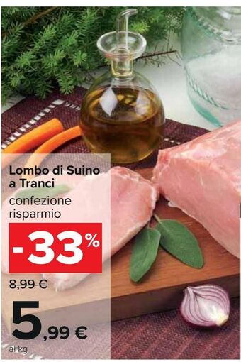 Carrefour Iper Lombo di suino a tranci offerta