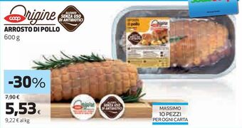 Coop Arrosto di pollo offerta