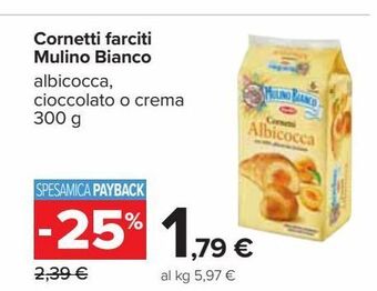 Carrefour Iper Cornetti farciti mulino bianco offerta