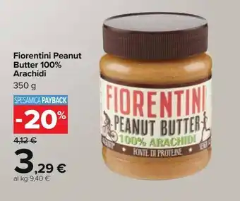 Fiorentini peanut butter 100% arachidi 350g