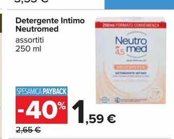 Carrefour Iper Detergente intimo neutromed offerta