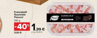 Carrefour Market Guanciale fiorucci 100g offerta
