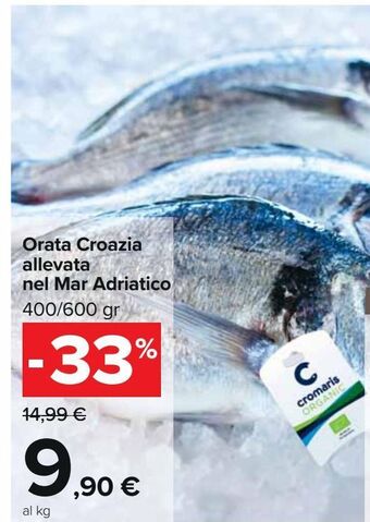 Carrefour Iper Orata croazia allevata nel mar adriatico offerta