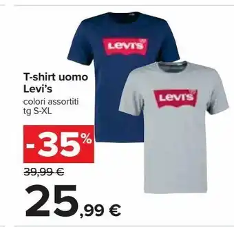 Carrefour Iper T-shirt uomo levi's offerta