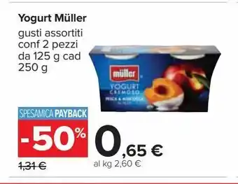 Carrefour Iper Yogurt muller offerta