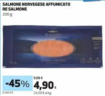 Coop Salmone norvegese affumicato re salmone offerta