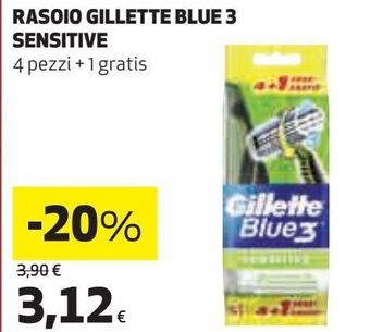 Coop Rasoio gillette blue 3 sensitive offerta