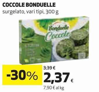 Coop Coccole bonduelle surgelato offerta
