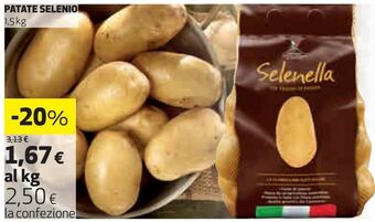 Coop Patate selenio offerta