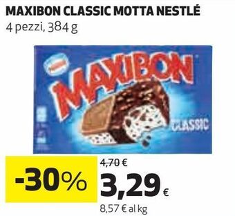 Coop Maxibon classic motta nestlé offerta