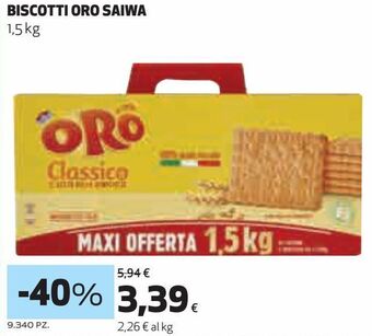Coop Biscotti oro saiwa offerta