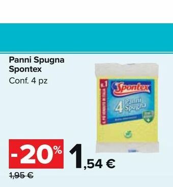 Carrefour Market Panni spugna vileda 4 pz offerta