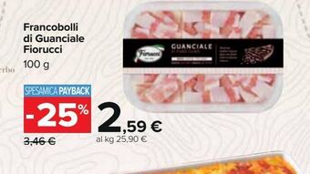 Carrefour Iper Francobolli di guanciale fiorucci offerta