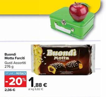 Carrefour Market Buondì motta farciti gusti assortiti 276g offerta