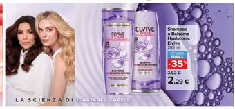 Carrefour Iper Shampoo o balsamo hyaluronic elvive offerta