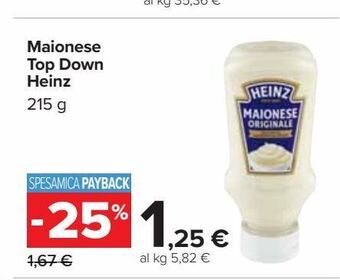 Carrefour Iper Maionese top down heinz offerta