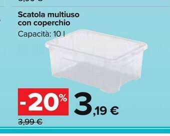 Carrefour Iper Scatola multiuso con coperchio offerta