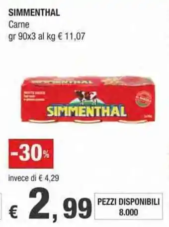 Simmenthal Carne 90 gr x 3