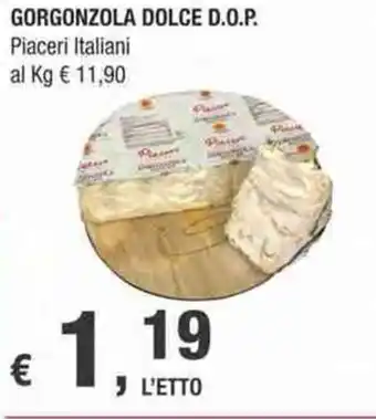 Crai Piaceri Italiani Gorgonzola Dolce D.O.P. offerta