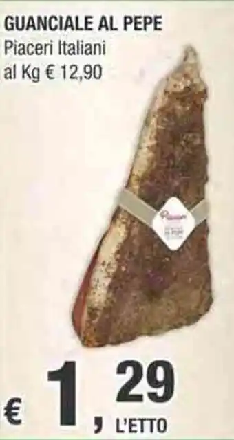 Crai Piaceri Italiani Guanciale Al Pepe offerta