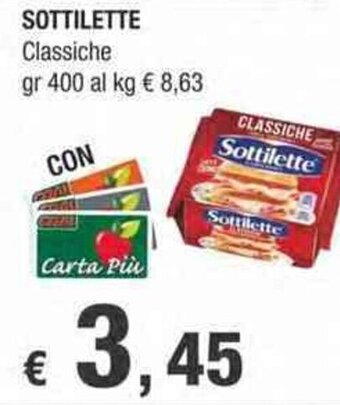 Crai Sottilette Classiche 400 gr offerta