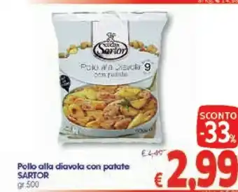 A&O Sartor Pollo Alla Diavola Con Patate offerta
