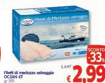 A&O Ocean 47 Filetti Di Merluzzo Selvaggio offerta