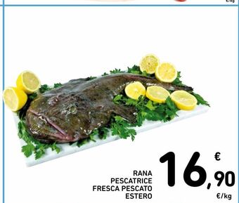 Spazio Conad Rana pescatrice fresca pescato estero offerta