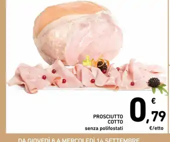 Spazio Conad Prosciutto cotto offerta
