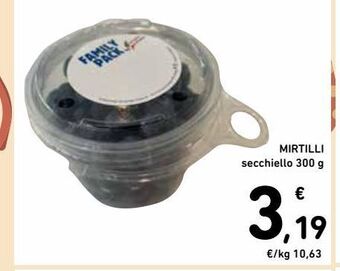 Spazio Conad Mirtilli secchiello 300 g offerta