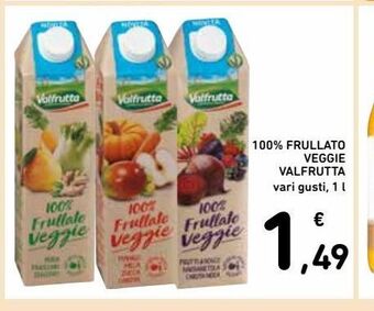 Spazio Conad 100 % frullato veggie valfrutta offerta
