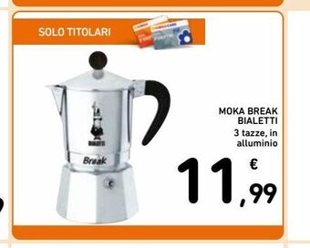 Spazio Conad Moka break bialetti offerta