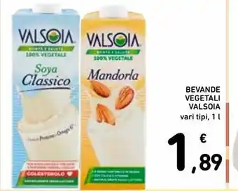 Spazio Conad Bevande vegetali valsoia offerta