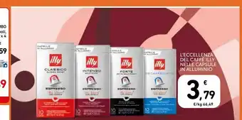 L'' eccellenza del caffè illy nelle capsule in alluminio