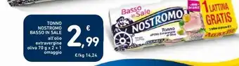 Spazio Conad Tonno nostromo basso in sale offerta