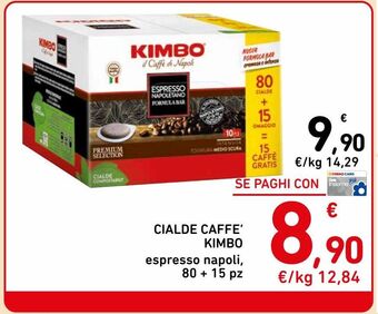 Spazio Conad Cialde caffè kimbo offerta