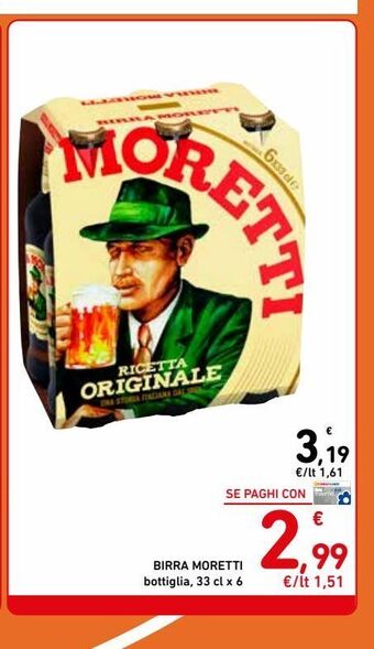 Spazio Conad Birra moretti offerta