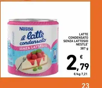 Spazio Conad Latte condensato senza lattosio nestlé offerta
