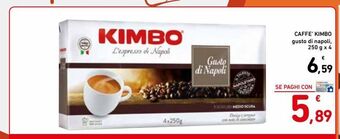 Spazio Conad Caffè kimbo offerta