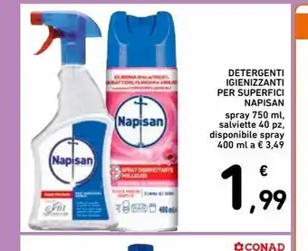 Spazio Conad Detergenti igienizzanti per superfici napisan offerta