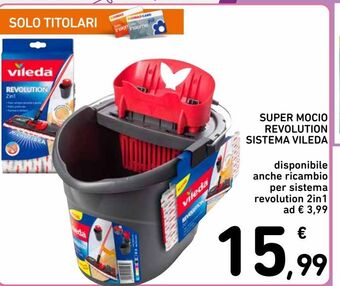 Spazio Conad Super mocio revolution sistema vileda offerta