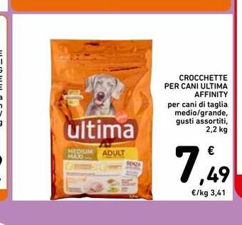 Spazio Conad Crocchette per cani ultima affinity offerta