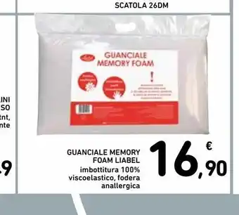 Spazio Conad Guanciale memory foam liabel offerta